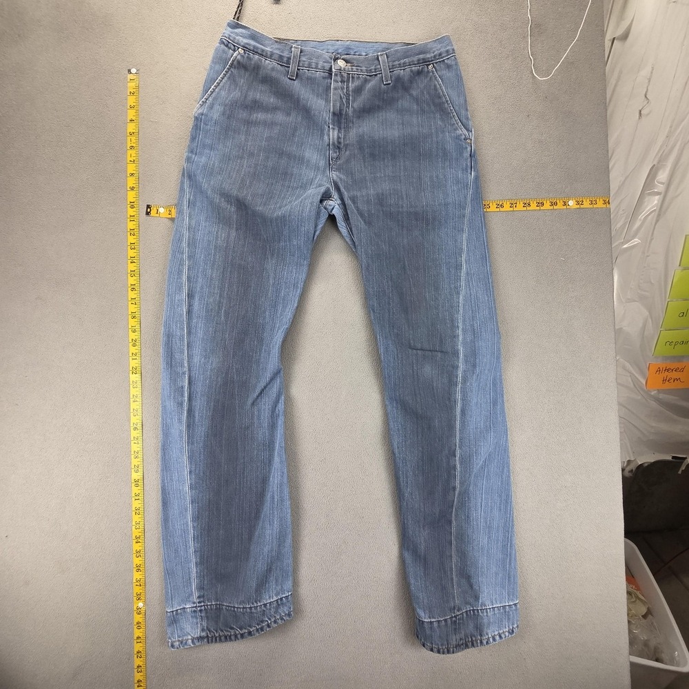 Vintage Levis Engineered Jeans Mens Blue Regular Straight Twisted Fits 32x32